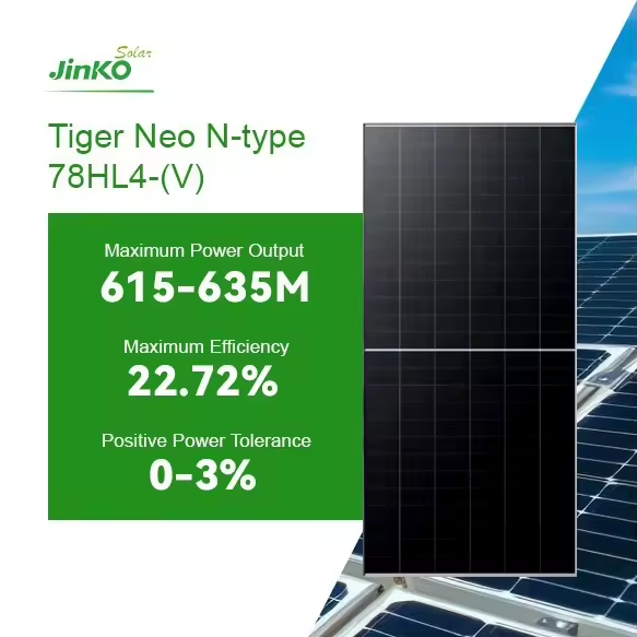 JKM595M-72HL4-V for for Half Cell Solar Panels High Performance N-Type PV Modules 590W-620W Range TUV 25-Year