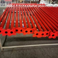 Puntal de Apuntalamiento Ajustable de Acero Q235 de Alta Resistencia, Galvanizado, Tipo Acrow, para Soporte de Encofrado de Losas de Hormigón en Construcción