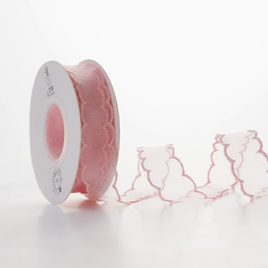 Premium sense pink series <b>ribbon</b> flower bouquets <b>ribbon</b> flower cake decoration <b>ribbon</b> floral satin <b>ribbon</b> flower shop material - Product Image 5