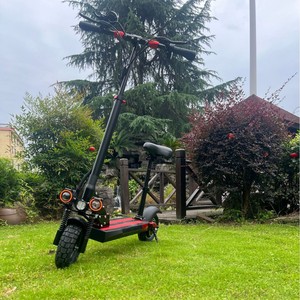 Trottinette électrique 48V avec moteur sans balais, pliable, étanche, pour les trajets urbains, noire - Product Image 3