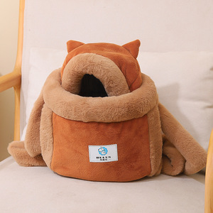 Vente en gros, sac d'hiver chaud pour animaux de compagnie, chat mignon sac à dos d'extérieur mode de luxe pour chat chien voyage transporteur pour animaux de compagnie - Product Image 4