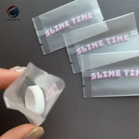Sacs en plastique transparent mat de qualité alimentaire avec fermeture à l'arrière, 7x10 cm, pour l'emballage de collations, sachets en plastique pour biscuits