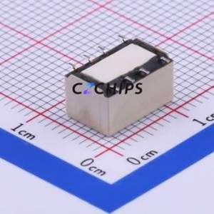 HFD4/24-SR Signal Relay SMD,6.5x10mm Relay 24V 2 Changeover: 2C (DPDT-Changeover)::: 8 1A-30VDC/300mA-125VAC - Product Image 2