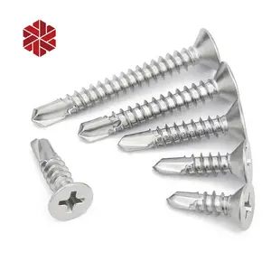 Countersunk Head SDS Screw Flat Head Self-Drilling Tornillos For Fixing Wood