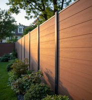 Nouveau design de matériau de décoration, clôture en aluminium décorative d'extérieur, panneaux de clôture en métal pour jardin, clôture de jardin pour l'intimité