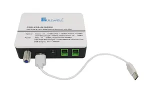 Fullwell XGS-PON ONUに電力を供給するUSBケーブルを備えたアクティブミニノードopticosWDMOpticalノード