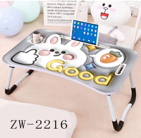 Support pliable 3D multifonctionnel pour ordinateur portable Bureau d'ordinateur portable durable pour lit Table de petit déjeuner pour ordinateur portable