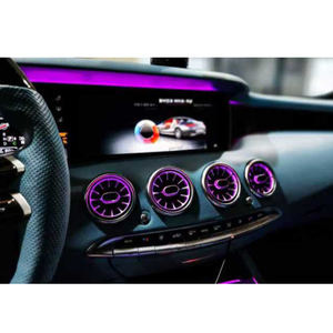 Upgrade 64 Color LED Interior Ambient <b>Lighting</b> for Mercedes Benz S-class W217 Couple 2014-2024 Air vent <b>Accessories</b> - Product Image 2