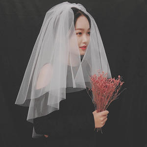 ウェディングヘッドベール花嫁ブライダルベール - Product Image 1