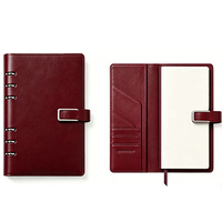 Carnet en cuir PU multicolore avec logo personnalisé en relief, agenda, journal de voyage
