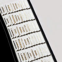Lettrage en feuille d'or Couleur marron Bible Tabs Set Cuir