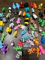 Nouvelles figurines miniatures d'animaux imprimées en 3D, sacs surprises, modèles d'animaux simulés, ornements, sacs mystères, récompenses, cadeaux d'anniversaire