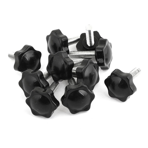 M3 M4 M5 M6 M8 M10 étoile <span class=keywords><strong>poignée</strong></span> décorative serrer vis <span class=keywords><strong>à</strong></span> oreilles avec tête en plastique - Product Image 5