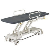 Table de chiropratique électrique professionnelle à 3 sections CTD pour la rééducation médicale, réglable, en métal et plastique
