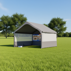 Carpa Portátil para Mascotas, Refugio Impermeable para Perros de Tela Oxford, Plegable con Marco de Acero, para Exteriores, Todas las Estaciones, Tamaño Mediano - Product Image 2