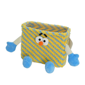 Petit Monstre en Cuir d'Agneau, Conteneur de Rangement Suspendu en Forme d'Animal pour Siège de Voiture, Seau de Rangement Créatif pour Voiture - Product Image 1
