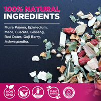 Thé Libido Mélangé Ashwagandha Ginseng Naturel Sans Sucre Chinaherbs OEM pour Hommes et Femmes, Booster de Libido