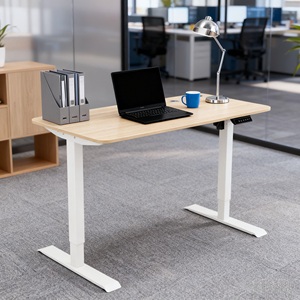 2 dầm đơn động cơ điện có thể điều chỉnh bàn đứng nâng lên bàn điều chỉnh chiều cao hiện đại cho bàn máy tính nội thất văn phòng - Product Image 5