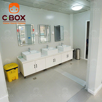 Cbox Haute Qualité Conception Personnalisée École Salle de Classe Dortoir Salle Médicale Bureau Entrepôt Préfabriqué Pack Plat Maison Conteneur