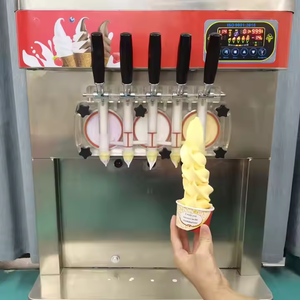 Bảng Top đa 5 hương vị Máy làm kem/Ice Cream Maker/Cone Máy làm kem mềm phục vụ - Product Image 4