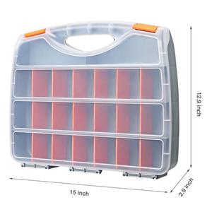 กล่องเก็บเครื่องมือช่างราคาโรงงาน พร้อมหูหิ้<span class=keywords><strong>ว</strong></span> <span class=keywords><strong>ช่อง</strong></span>ปรับได้ กล่องอเนกประสงค์ - Product Image 1