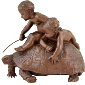 Metallo Bronzo Scultura Tartaruga - Product Image 4