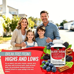 Cápsulas de Suplemento Dietético Herbal, Mezcla Compleja para el Azúcar en Sangre, Apoyo al Metabolismo de la Glucosa, Vitaminas para la Salud, Energía y Bienestar - Product Image 4