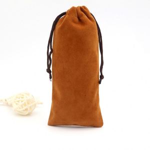 Sac de rangement pour bijoux en velours anti-poussière avec cordon de serrage personnalisé, logo personnalisé, design moderne pliable pour l'emballage de montres - Product Image 3