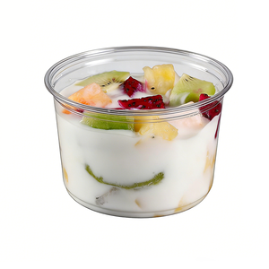 Contenitore per Alimenti e Gastronomia in PET da 16/24/32oz con Coperchio a Cupola e Piatto, Logo Personalizzato per Uso Industriale - Product Image 3