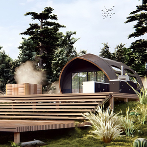 <span class=keywords><strong>Tenda</strong></span> Hotel struttura in acciaio con struttura ad arco parco ecologico Wild Homestay campeggio decorazione costruzione <span class=keywords><strong>tenda</strong></span> da campeggio - Product Image 3