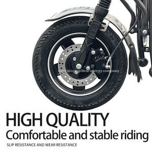 Trottinette Électrique Puissante en Promotion avec <span class=keywords><strong>Plateau</strong></span> Pliable et Siège Arrière, Super Scooter <span class=keywords><strong>pour</strong></span> Livraison de Marchandises, Vélo Électrique Chargeur avec Grand Panier - Product Image 4