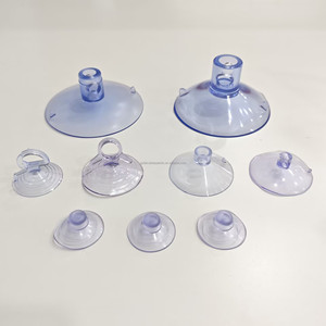 Ventouse en forme de champignon en gros d'usine, ventouse transparente en PVC, ventouse en plastique transparente pour aquarium en verre - Product Image 2