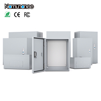 Boîtier de commande électrique extérieur en acier galvanisé et alliage d'aluminium OEM ODM, étanche IP54/IP65, revêtement poudré, pour équipement électronique