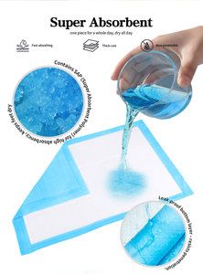Free Sample 6-Layer Leak-Proof PE <b>Pads</b> 30"x 36" Adhesive X-Large Puppy Training <b>Pads</b> for Pets Cats Disposable - Product Image 4
