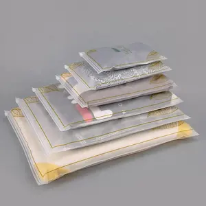 Индивидуальный экологически чистый пластиковый упаковочный пакет на молнии, матовый упаковочный пакет на молнии для одежды