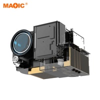 Mini projecteur LED 1080p à mise au point automatique, 2 Go 16 Go, avec WiFi6, pour cinéma maison