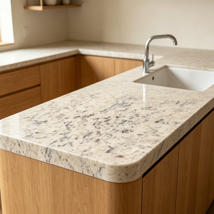 Losas de Granito Blanco Dallas de Primera Calidad, Modernas, Pulimentadas, de Piedra Natural, Cortadas a Medida, Duraderas para Cocina, Baño y Exteriores - Product Image 4