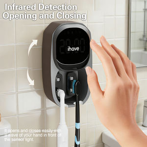 <span class=keywords><strong>Esterilizador</strong></span> de cepillos de dientes eléctrico de pared con UV, secado por aire caliente de iones negativos, cámara de desinfección sin perforación - Product Image 2