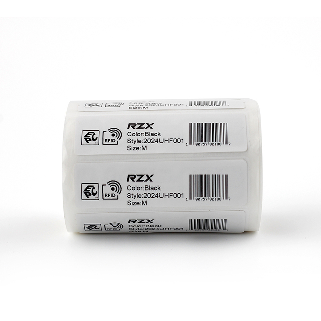 ISO18000 6C Standard UHF RFID Labels for Supermarket Product Identification and Tracking