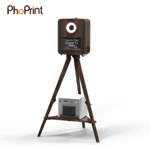 Reyeah 13.3 pollici Vintage Selfie in legno Dslr Photo Booth invia <span class=keywords><strong>foto</strong></span> al <span class=keywords><strong>telefono</strong></span> - Product Image 4