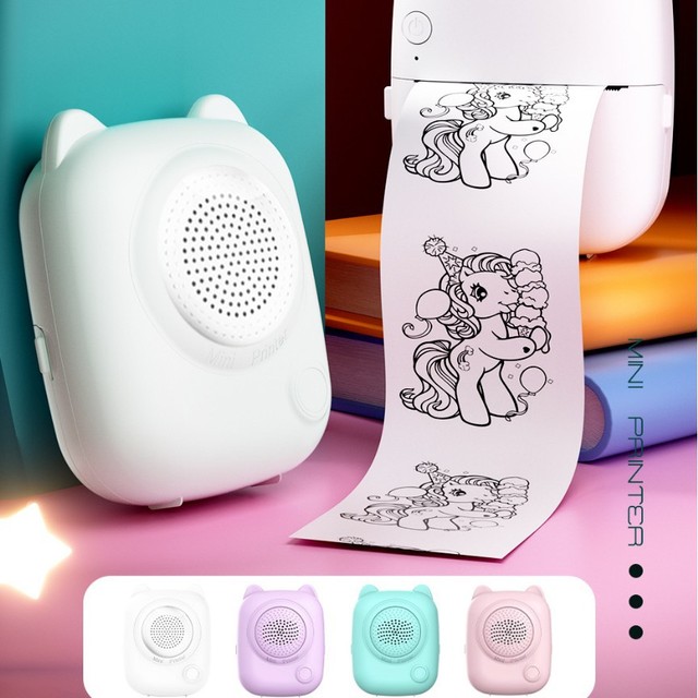 Wholesale Children Portable Plastic Thermal AI Mini Printer Student 57mm Photo Pocket Accessory Booth Machine with Printer