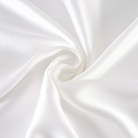 100% pur mûrier soie Charmeuse tissu lisse organique tissé literie/robe/Costume pour filles plaine Style tache colorant pour canapé
