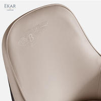 Ekar Furniture Offre spéciale Fauteuil de salon de haute qualité en cuir Pu rembourré Chaise de salle à manger