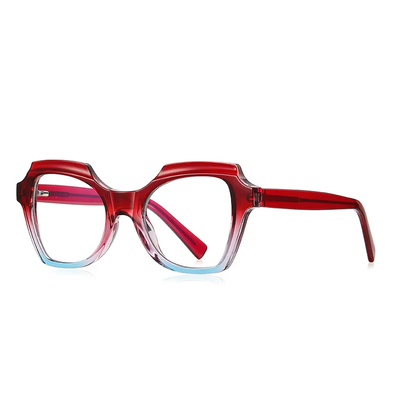 GG675 NEW Red Optic Frames For Women and Man/Tr90 blue light blocking glasses