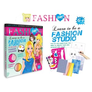 Quaderno Personalizzato <span class=keywords><strong>per</strong></span> Disegno e Apprendimento <span class=keywords><strong>per</strong></span> Bambine, Set Creativo di Moda - Product Image 6