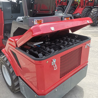 Mini Caricatore Frontale Elettrico DY620E4x4 con Design Compatto e Raggio di Sterzata Ridotto