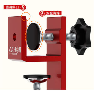 Clip de fixation de fermeture de garde-robe avec Scriber Bande de fermeture de garde-robe en alliage d'aluminium Pince d'installation Outil de serrage <span class=keywords><strong>fixe</strong></span> de fermeture de <span class=keywords><strong>menuiserie</strong></span> - Product Image 4