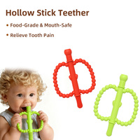 Sucette en silicone souple pour bébés, jouet à mâcher apaisant de qualité alimentaire, sans BPA, en forme de licorne, pour soulager les gencives des nourrissons