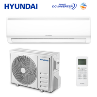 Climatiseur Inverter DC HYUNDAI 9000 BTU R32 Split avec système de refroidissement et de chauffage à efficacité énergétique A++ pour les foyers européens