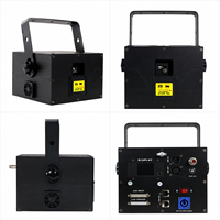 Lumière laser d'animation RVB pleine couleur 6W, IP20, contrôle DMX512, 16 canaux, éclairage de scène pour club, bar, événement, spectacle